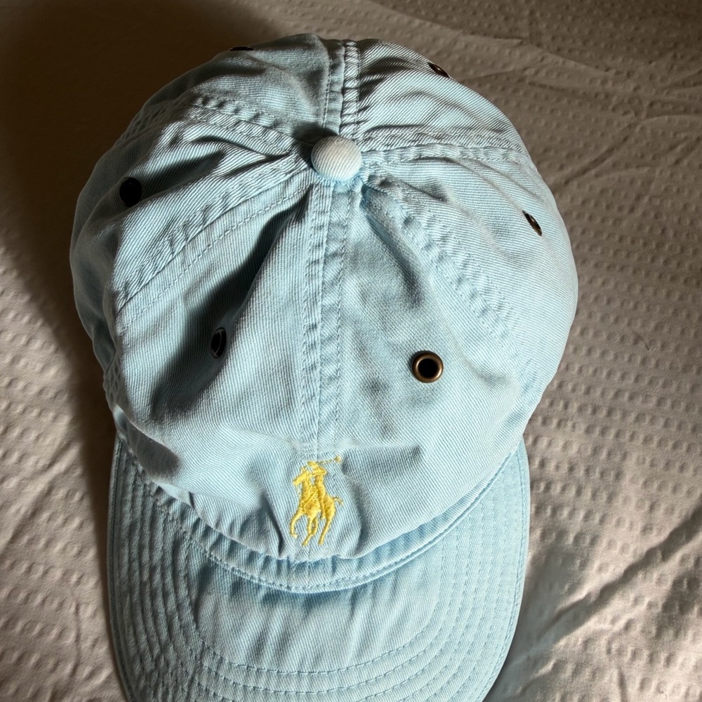 Polo by Ralph Lauren in pastel blue Embroidered Baseball Cap - Picture 2 of 6